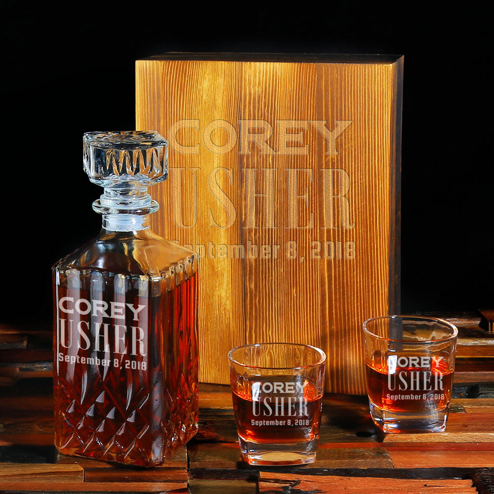 Groomsmen Gifts Decanter - Engravedideas