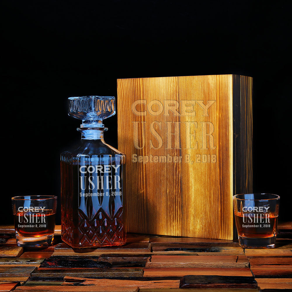 Personalized Whiskey Decanter - Personalized Gift - Engravedideas